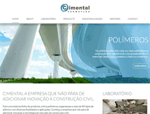 Tablet Screenshot of cimental.com.br